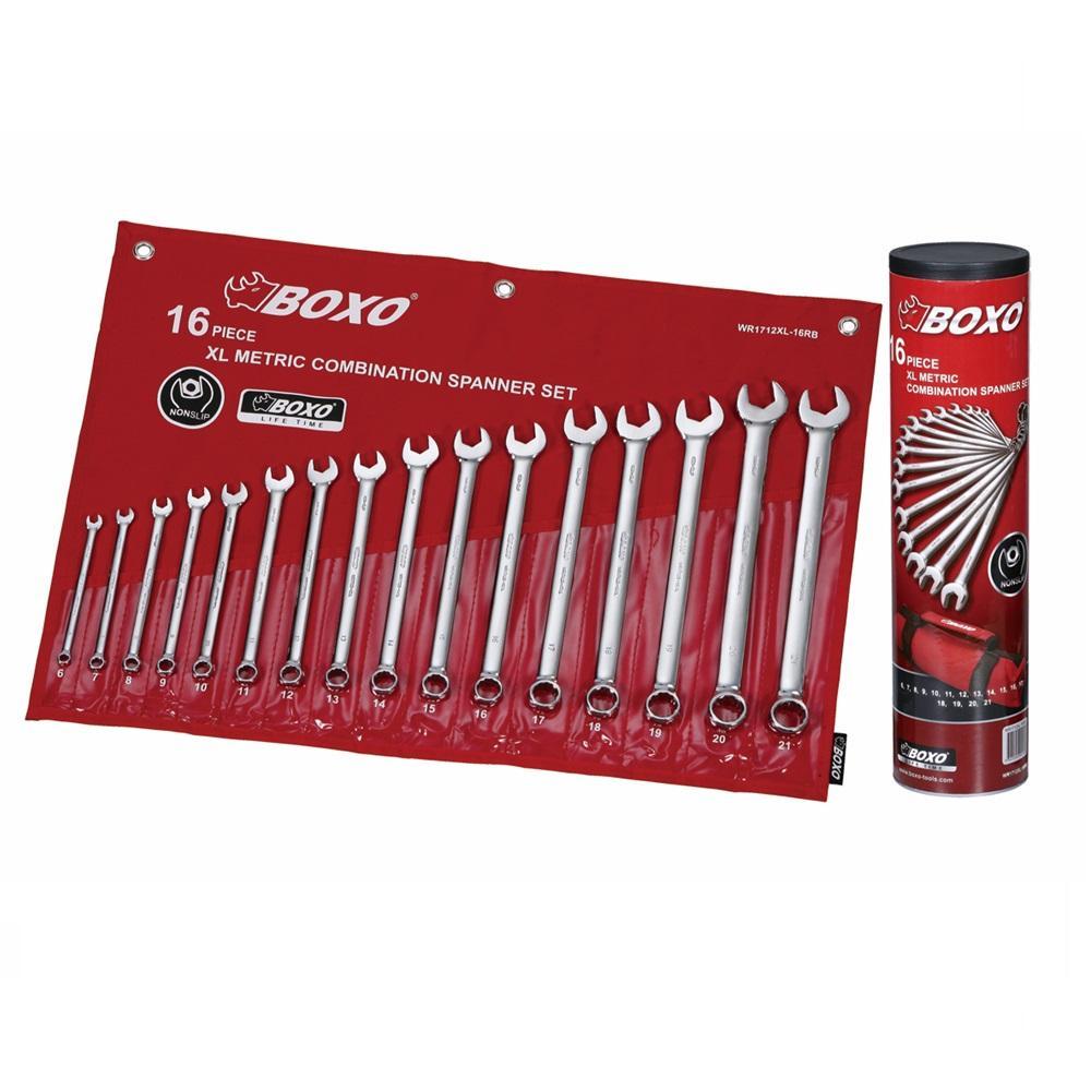 16pcs XL Combination Wrench Set w/ Pouch Bag - Wadamart