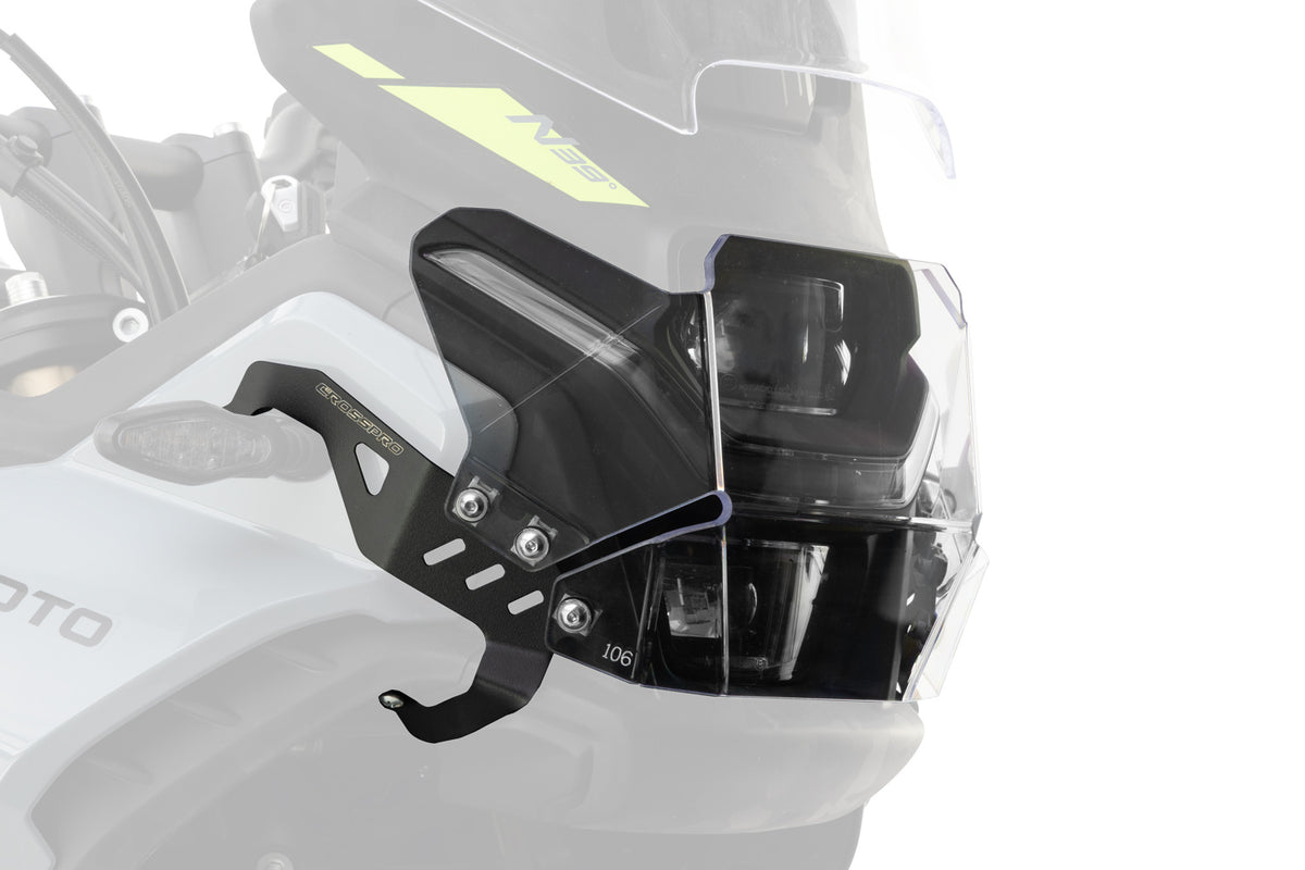 POLYCARBONATE HEADLIGHT PROTECTOR TRANSPARENT CROSSPRO CF MOTO 450 MT 2024 - Wadamart