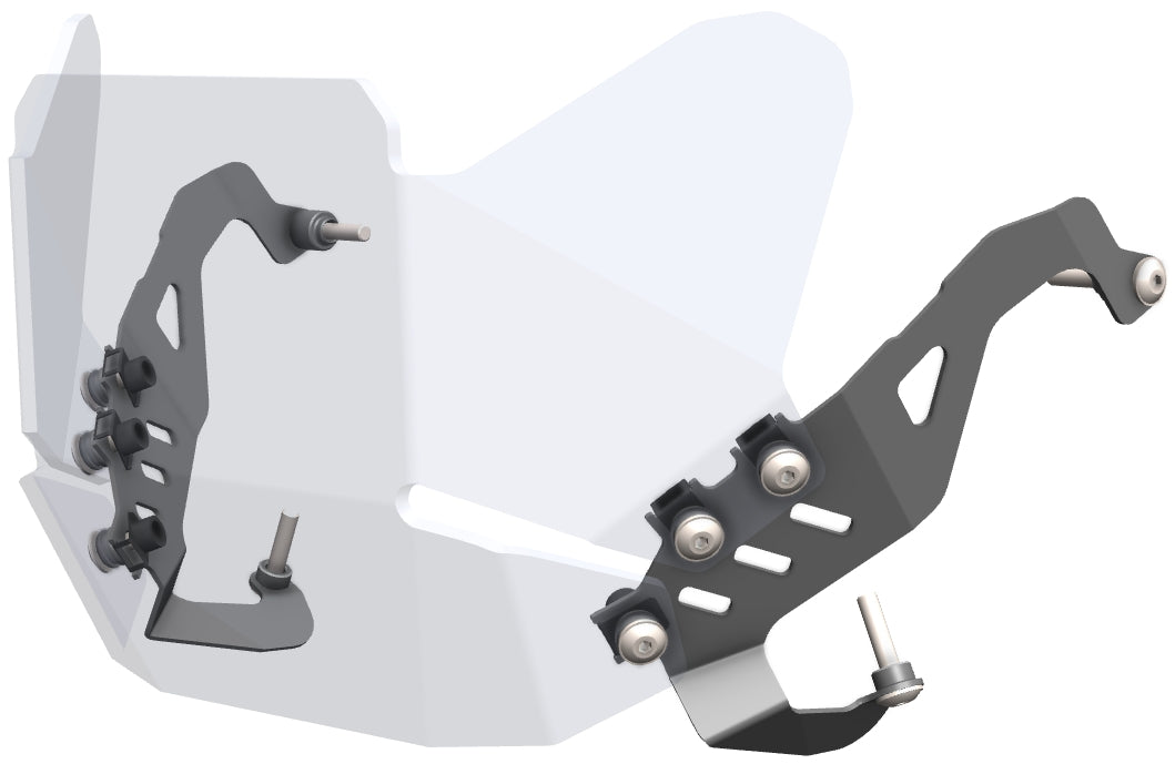 POLYCARBONATE HEADLIGHT PROTECTOR TRANSPARENT CROSSPRO CF MOTO 450 MT 2024 - Wadamart