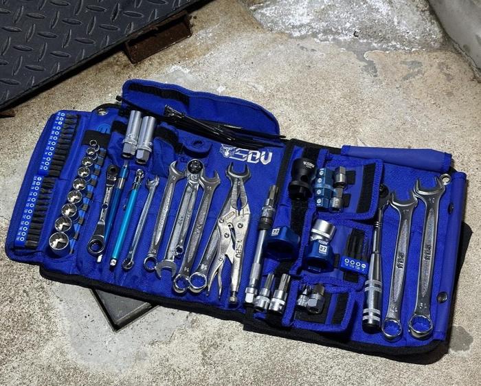 Complete Motorcycle Tools set (77 pcs) SBV Tools - Wadamart