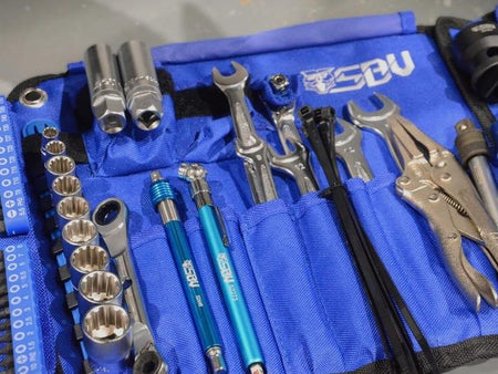 Complete Motorcycle Tools set (77 pcs) SBV Tools - Wadamart