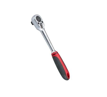 1/2" DR.72T RATCHET HANDLE W/ SOFT GRIP HANDLE