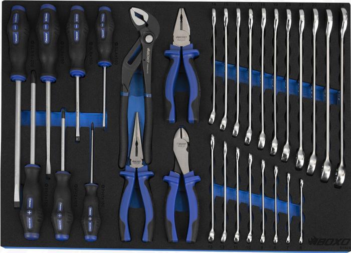 30 Pcs Wrenches, Pliers and Screwdriver Set