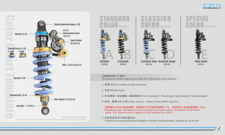 BMW G310R H2P Rear Suspension - Wadamart