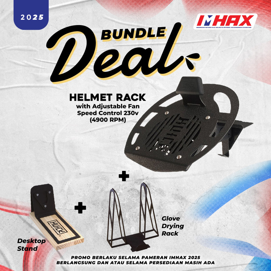 Huck 4900RPM Adjustable Fan Speed Control Bundling With Desktop Stand & Glove Drying Rack