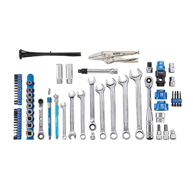 Complete Motorcycle Tools set (77 pcs) SBV Tools - Wadamart