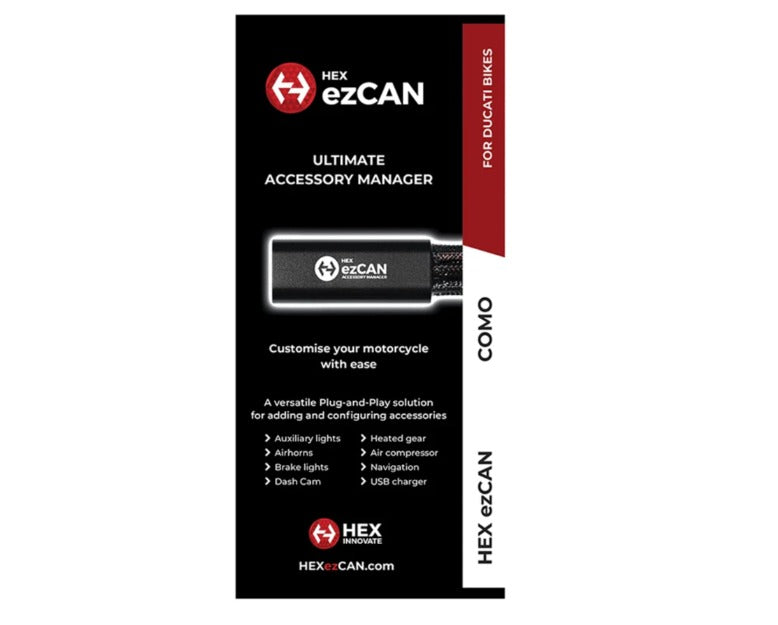 HEX ezCAN COMO Modul Kontrol Aksesori Ducati - Wadamart